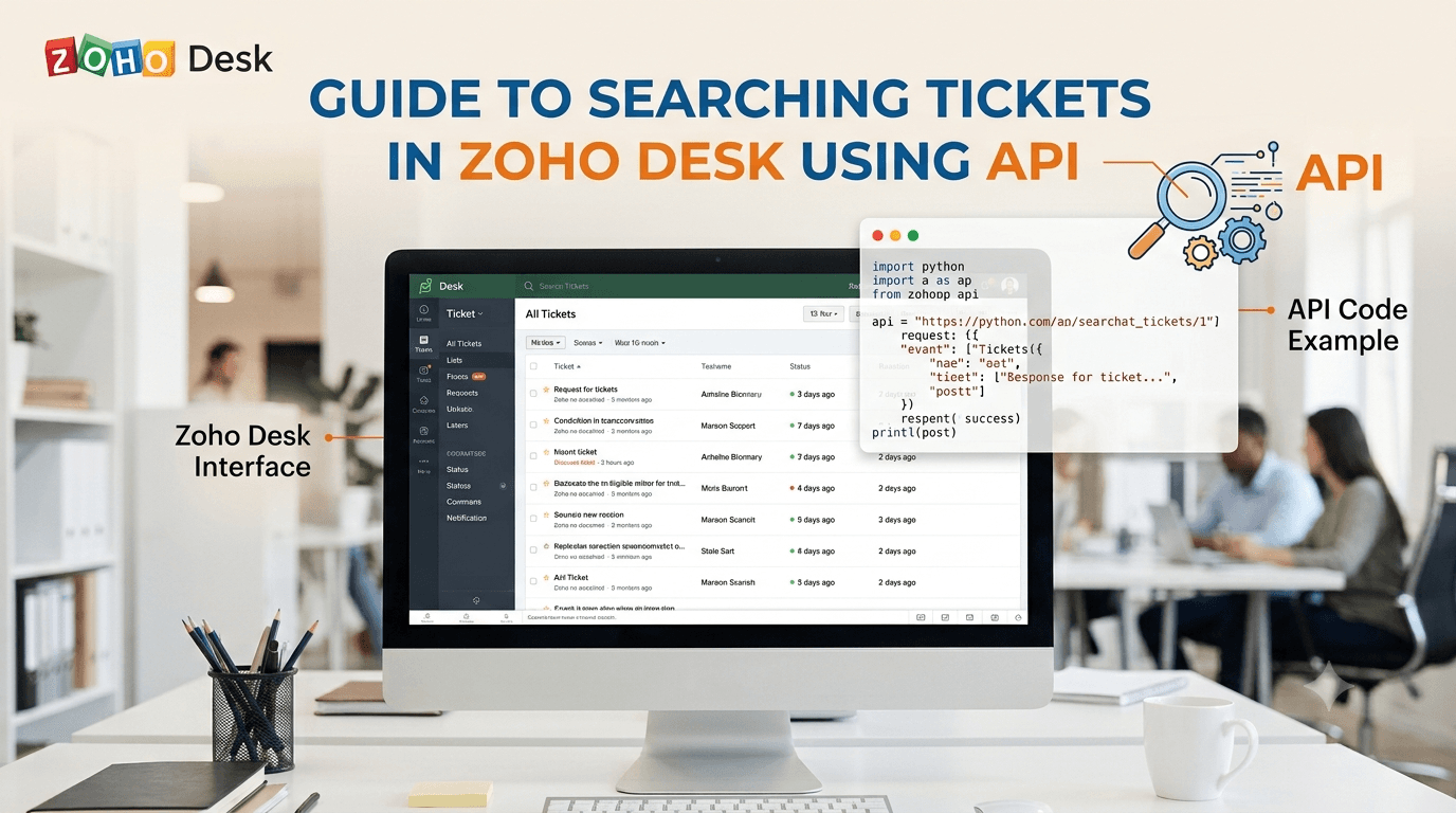 How To Search Tickets with the Zoho Desk API